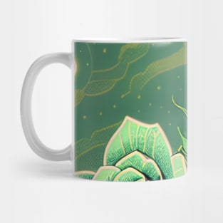 Emerald Roses Mug